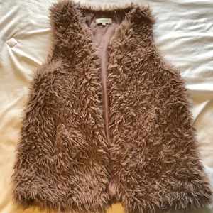 Super Soft and Fuzzy Pink Vest